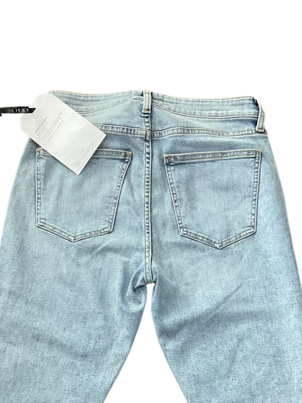 Current/Elliott Original High Waist Ankle Stiletto Light Blue Jeans Size 31 - Picture 8 of 9